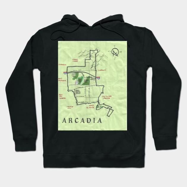 Arcadia Hoodie by PendersleighAndSonsCartography